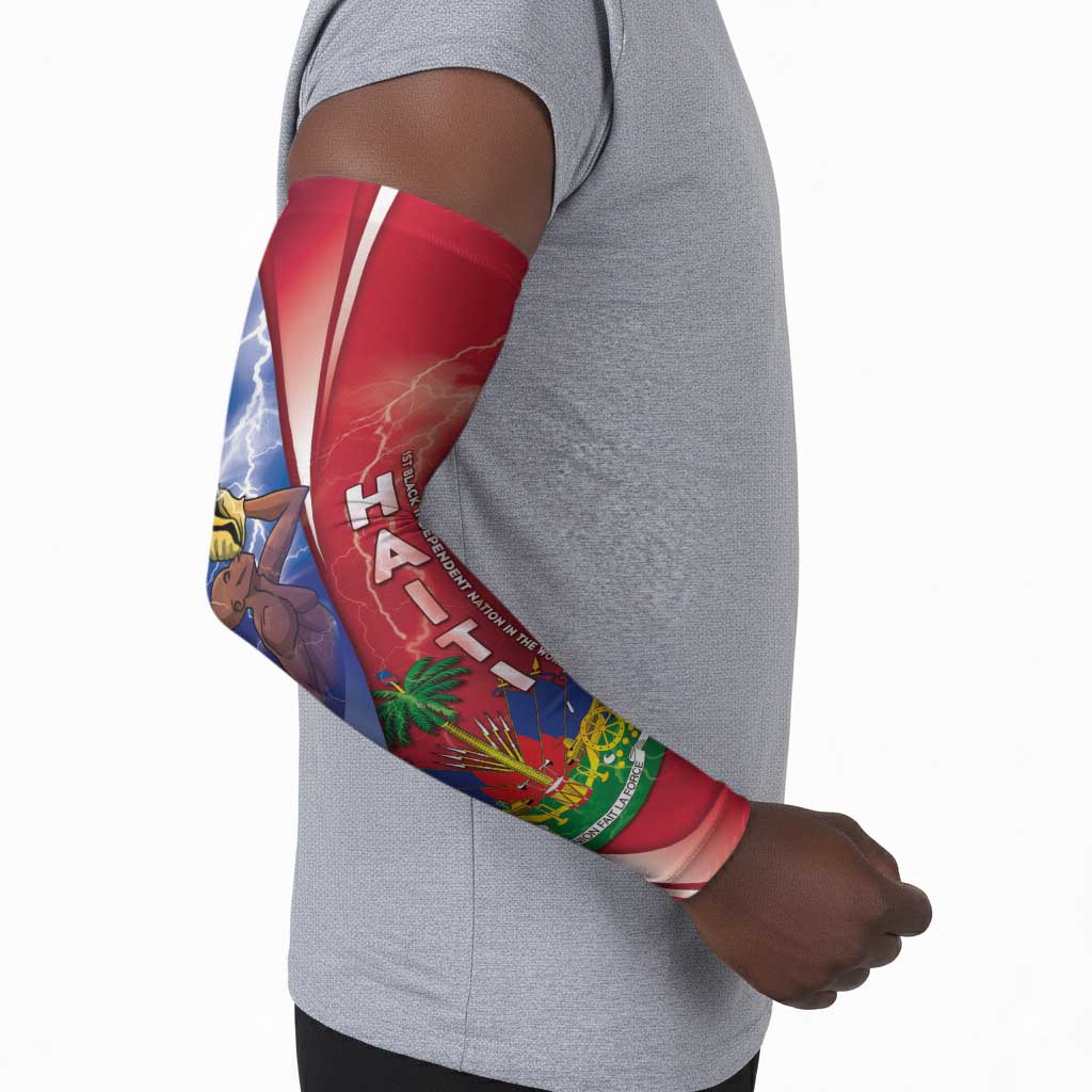 Haiti Independence Day Arm Sleeves The First Black Independent Nation