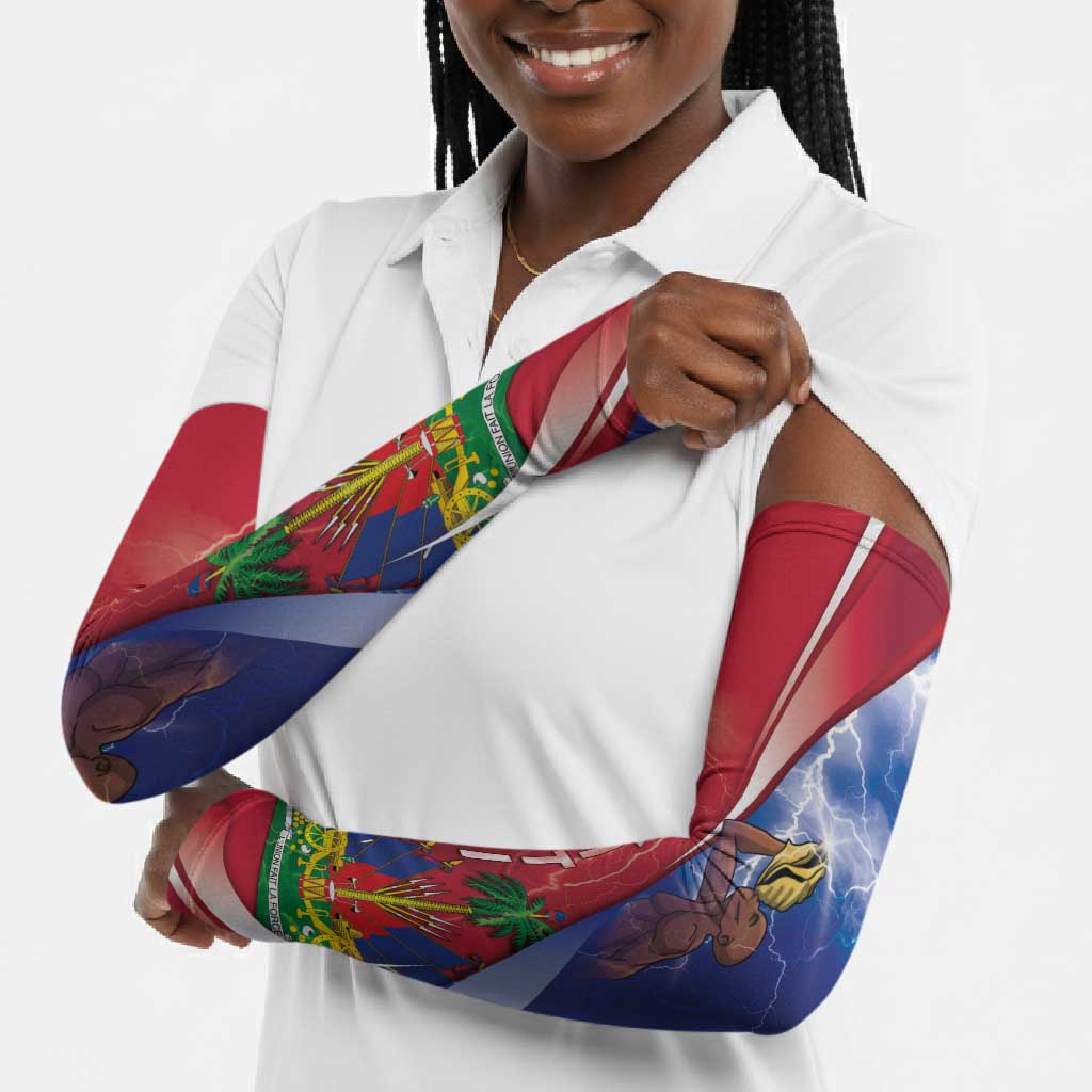 Haiti Independence Day Arm Sleeves The First Black Independent Nation