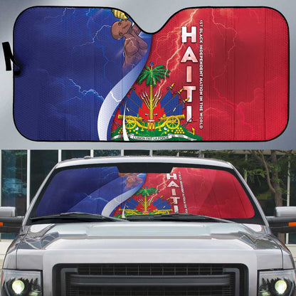 Haiti Independence Day Auto Sun Shade The First Black Independent Nation