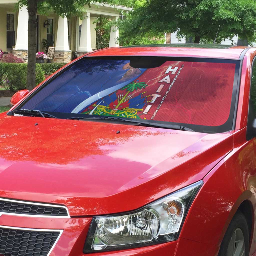Haiti Independence Day Auto Sun Shade The First Black Independent Nation