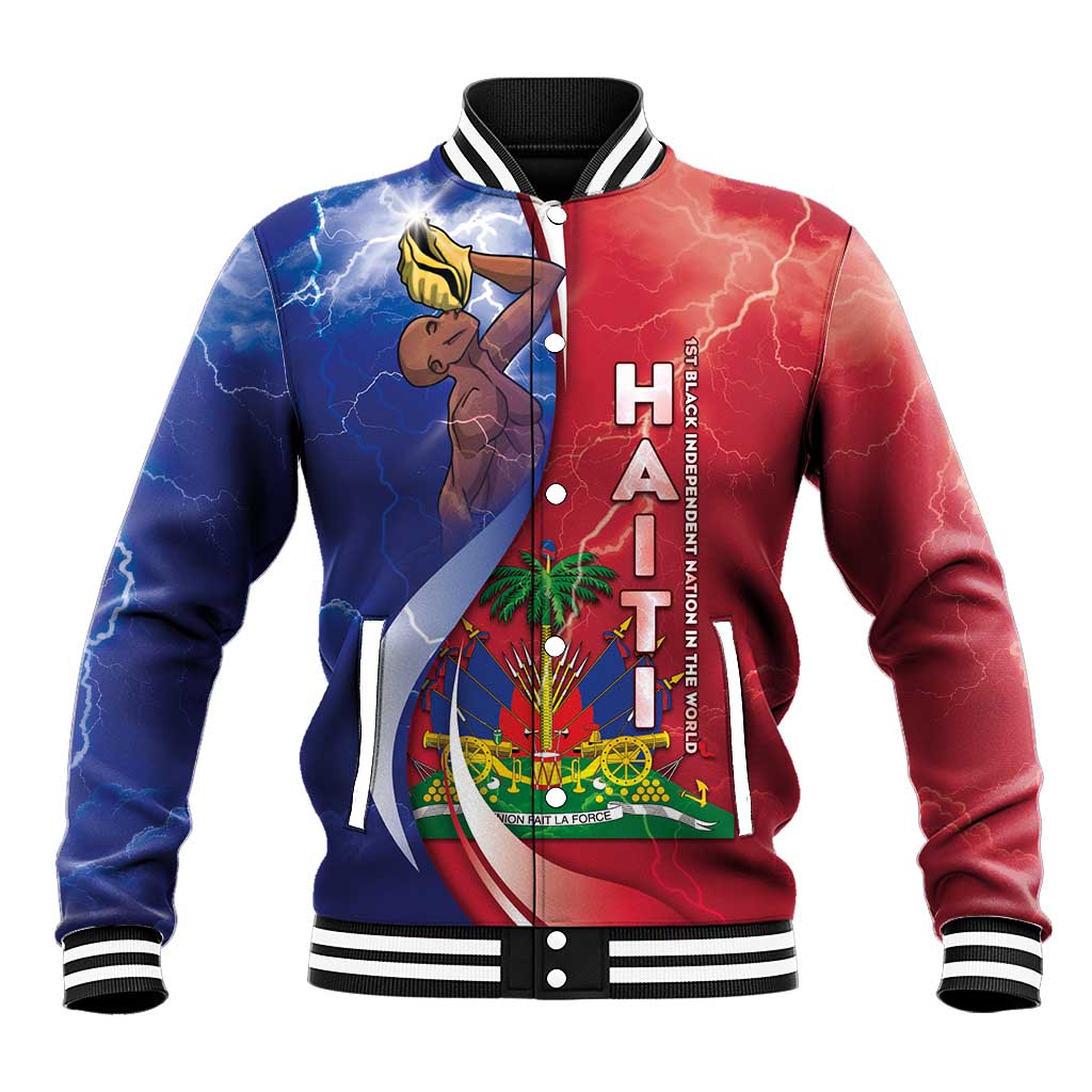 Haiti Independence Day Baseball Jacket The First Black Independent Nation - African Pride