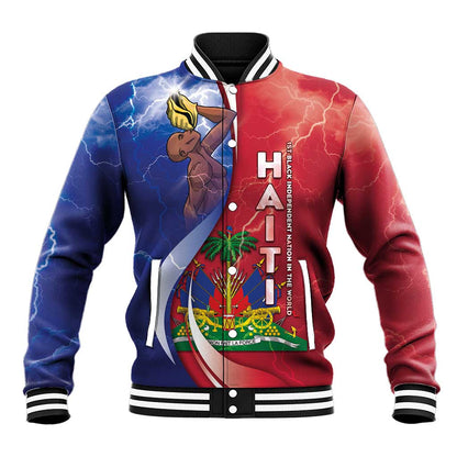 Haiti Independence Day Baseball Jacket The First Black Independent Nation - African Pride