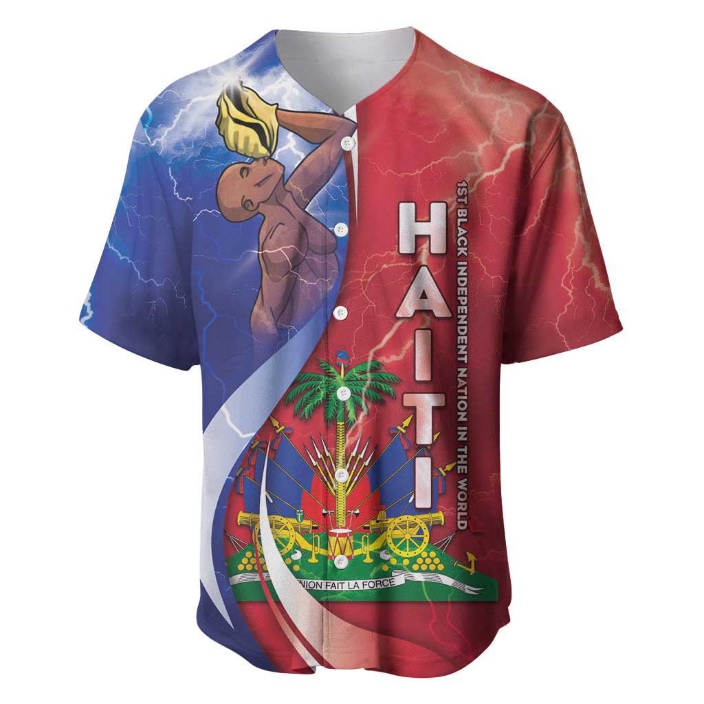 Haiti Independence Day Baseball Jersey The First Black Independent Nation LT05