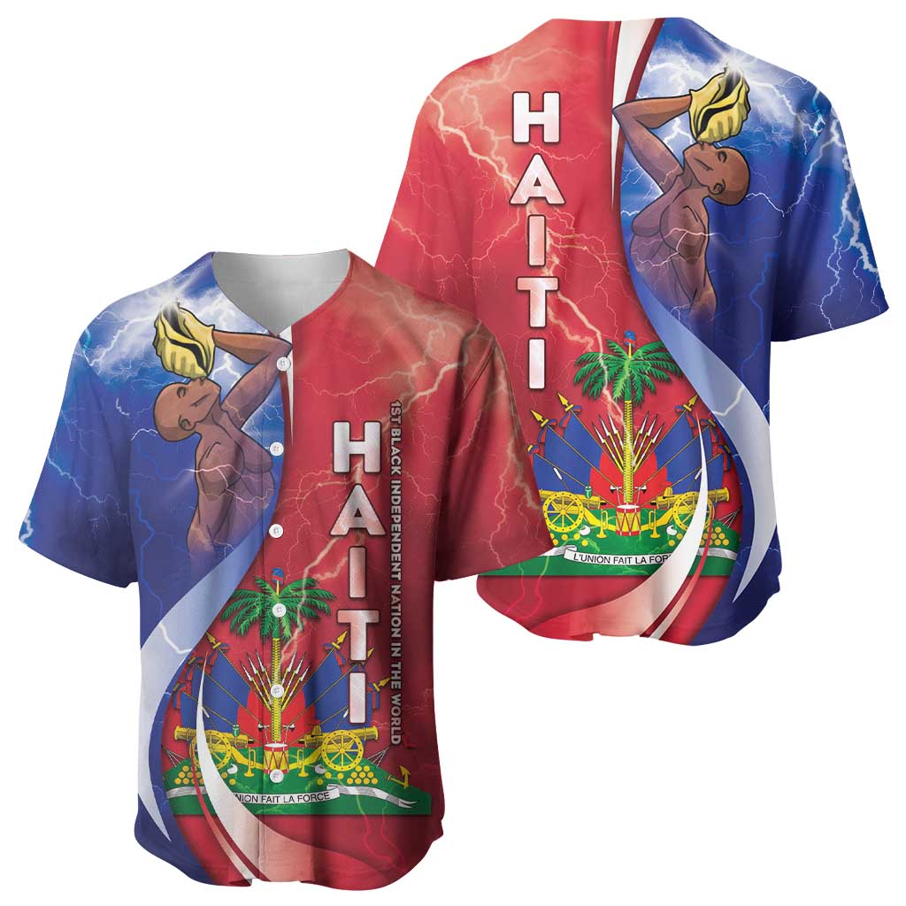 Haiti Independence Day Baseball Jersey The First Black Independent Nation LT05