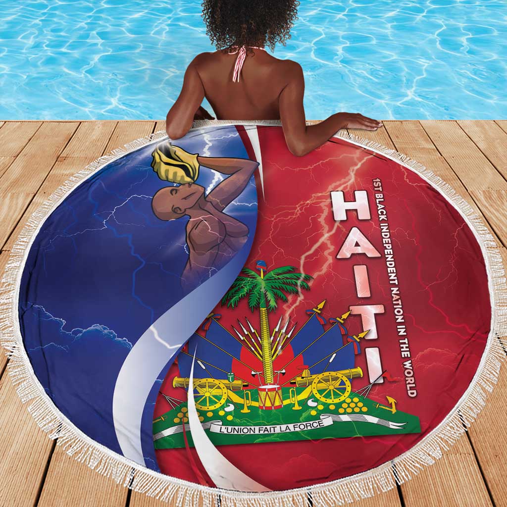 Haiti Independence Day Beach Blanket The First Black Independent Nation - African Pride