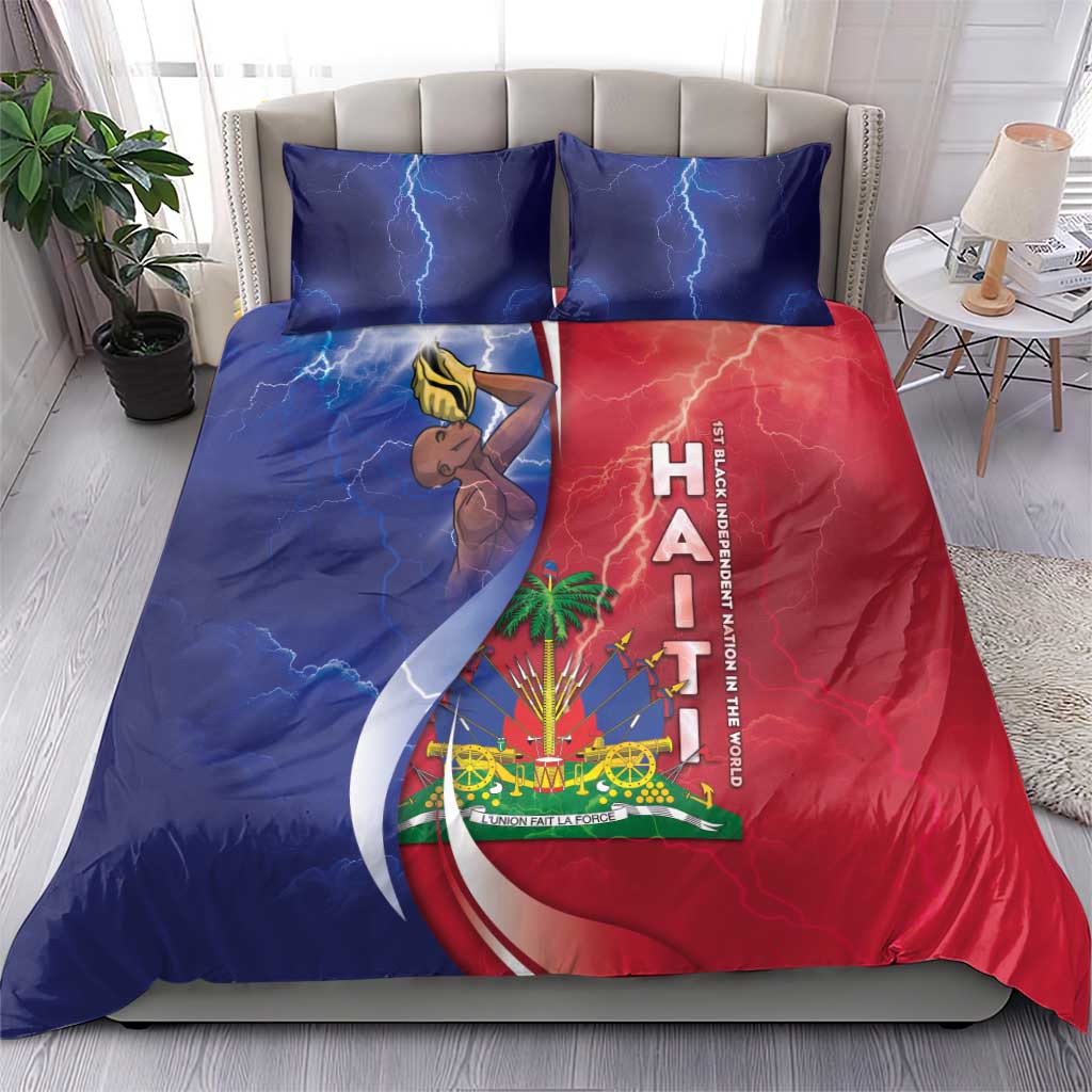 Haiti Independence Day Bedding Set The First Black Independent Nation - African Pride