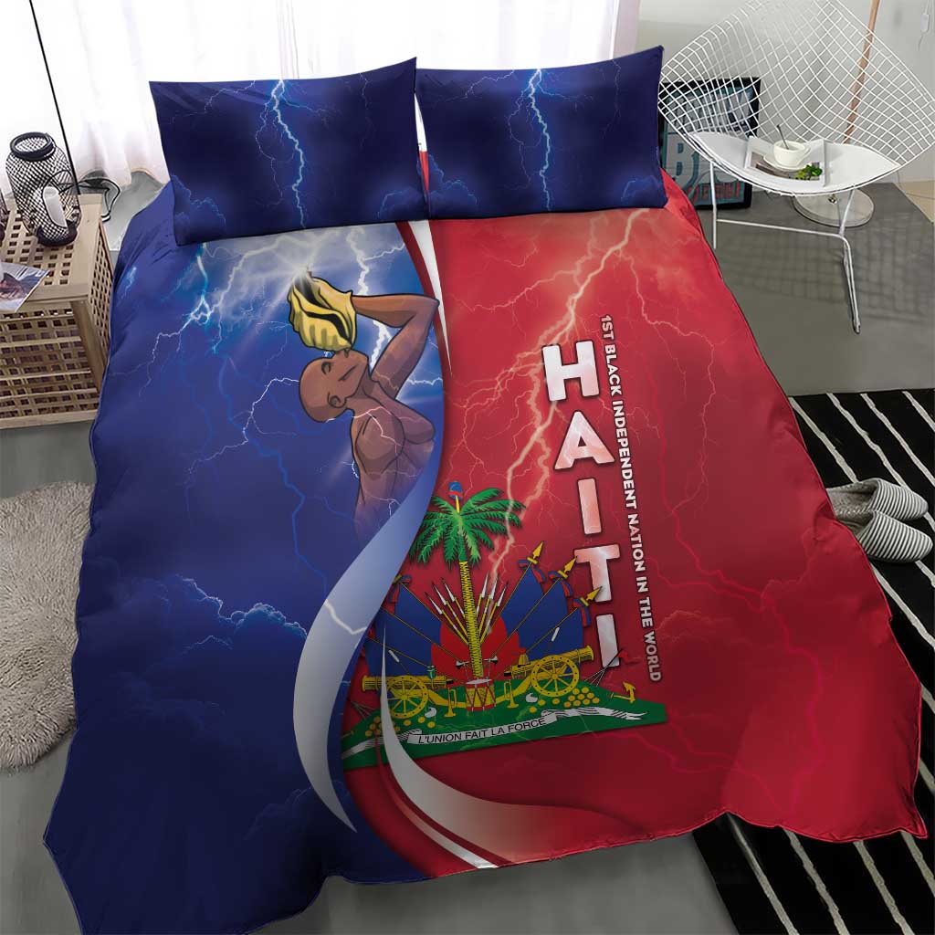 Haiti Independence Day Bedding Set The First Black Independent Nation - African Pride