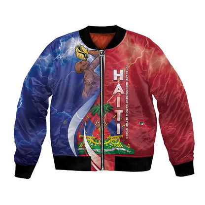 Haiti Independence Day Bomber Jacket The First Black Independent Nation - African Pride
