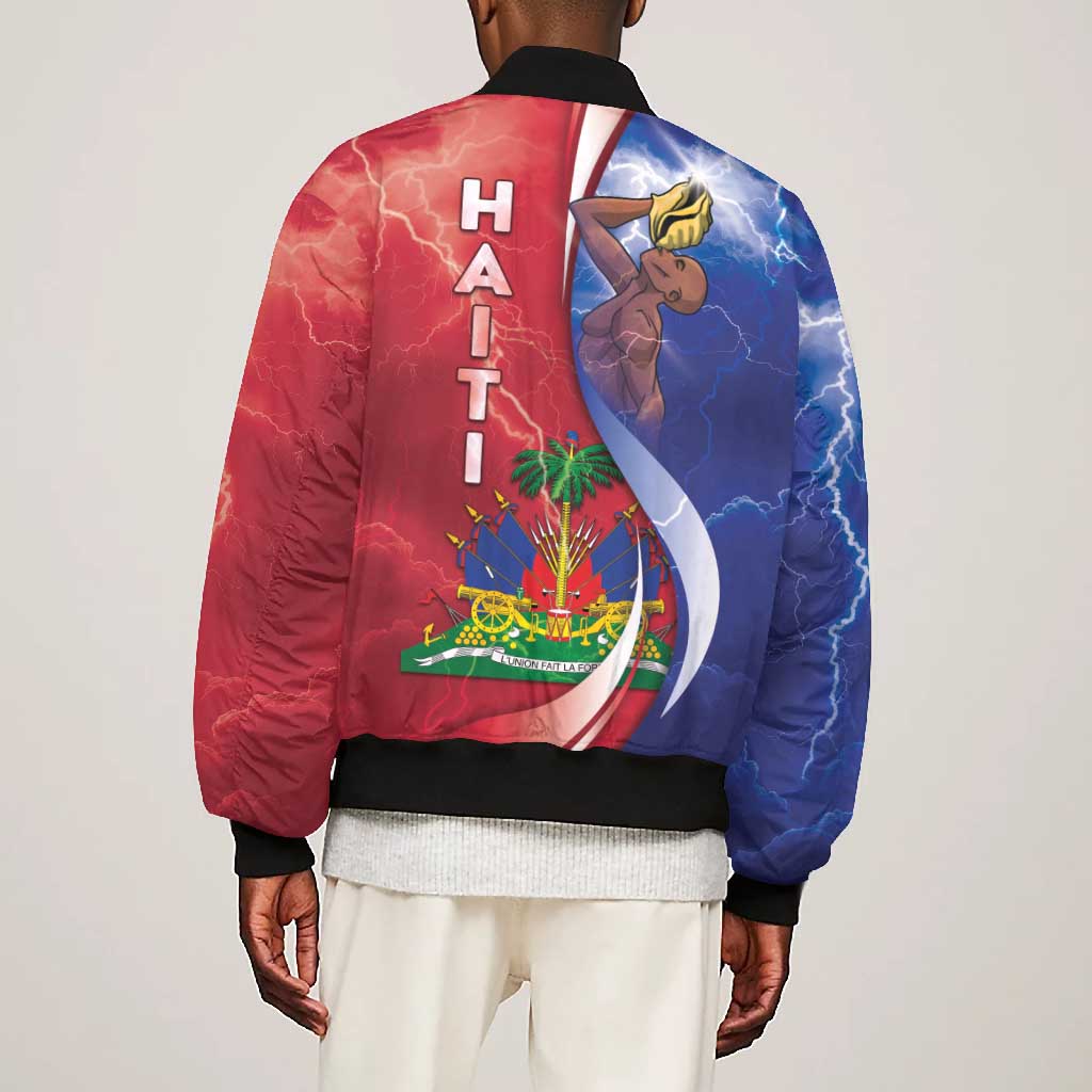 Haiti Independence Day Bomber Jacket The First Black Independent Nation - African Pride