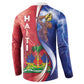 Haiti Independence Day Button Sweatshirt The First Black Independent Nation