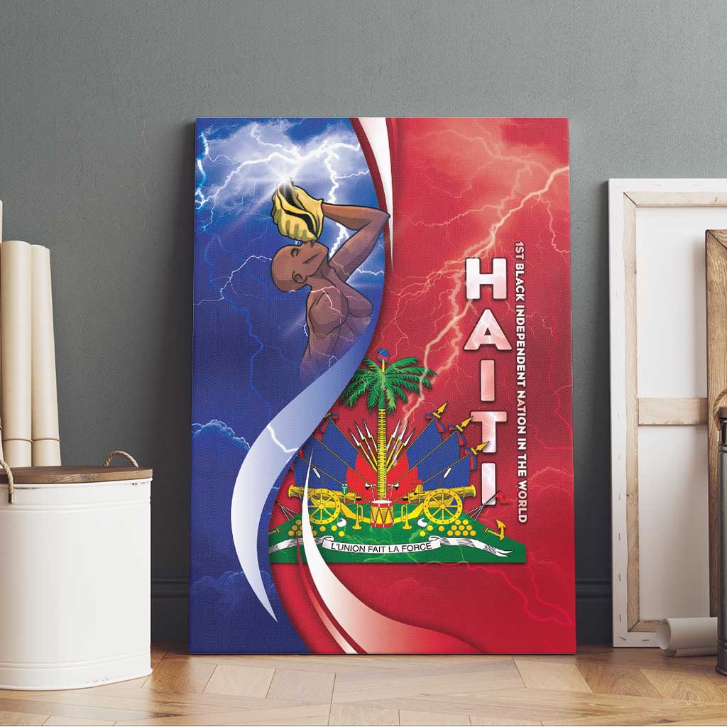 Haiti Independence Day Canvas Wall Art The First Black Independent Nation - African Pride