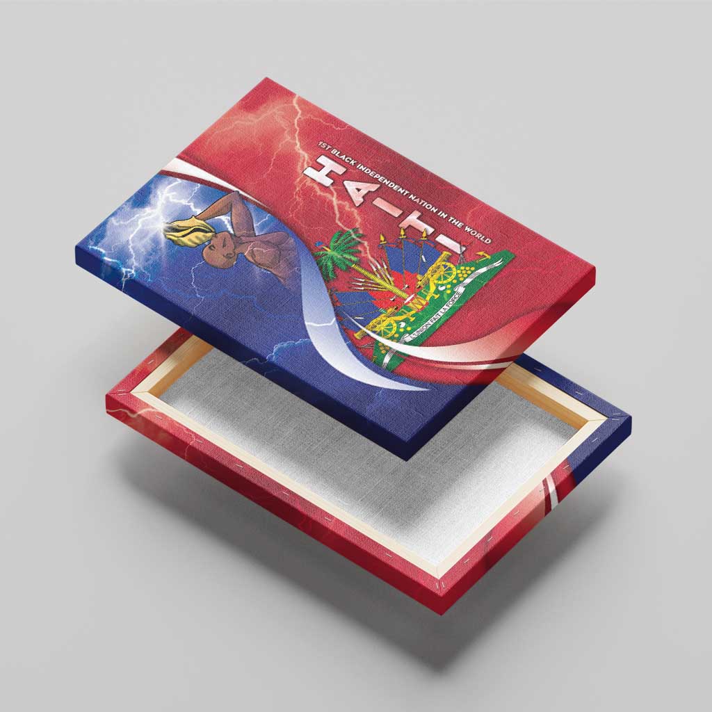 Haiti Independence Day Canvas Wall Art The First Black Independent Nation - African Pride