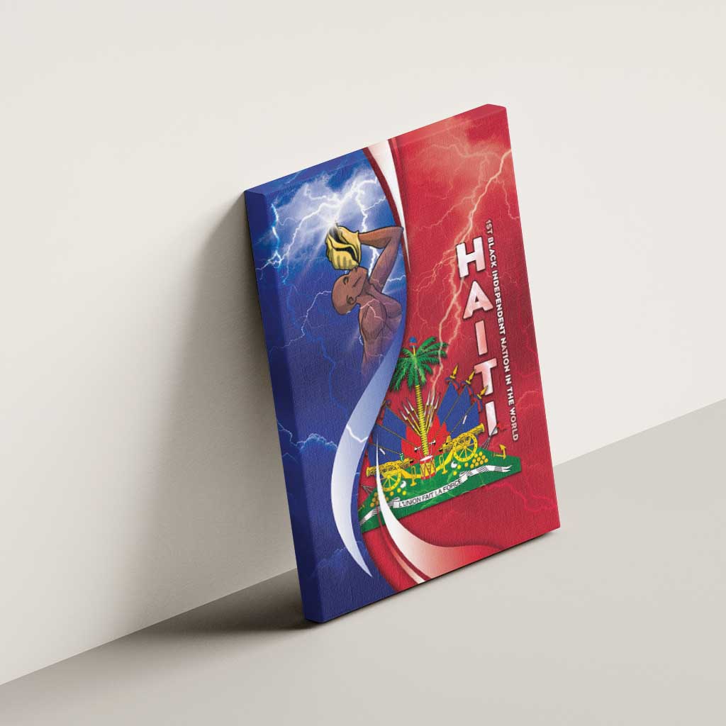 Haiti Independence Day Canvas Wall Art The First Black Independent Nation - African Pride