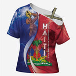 Haiti Independence Day Cross Shoulder Shirt The First Black Independent Nation