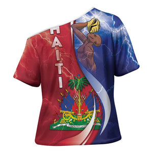 Haiti Independence Day Cross Shoulder Shirt The First Black Independent Nation