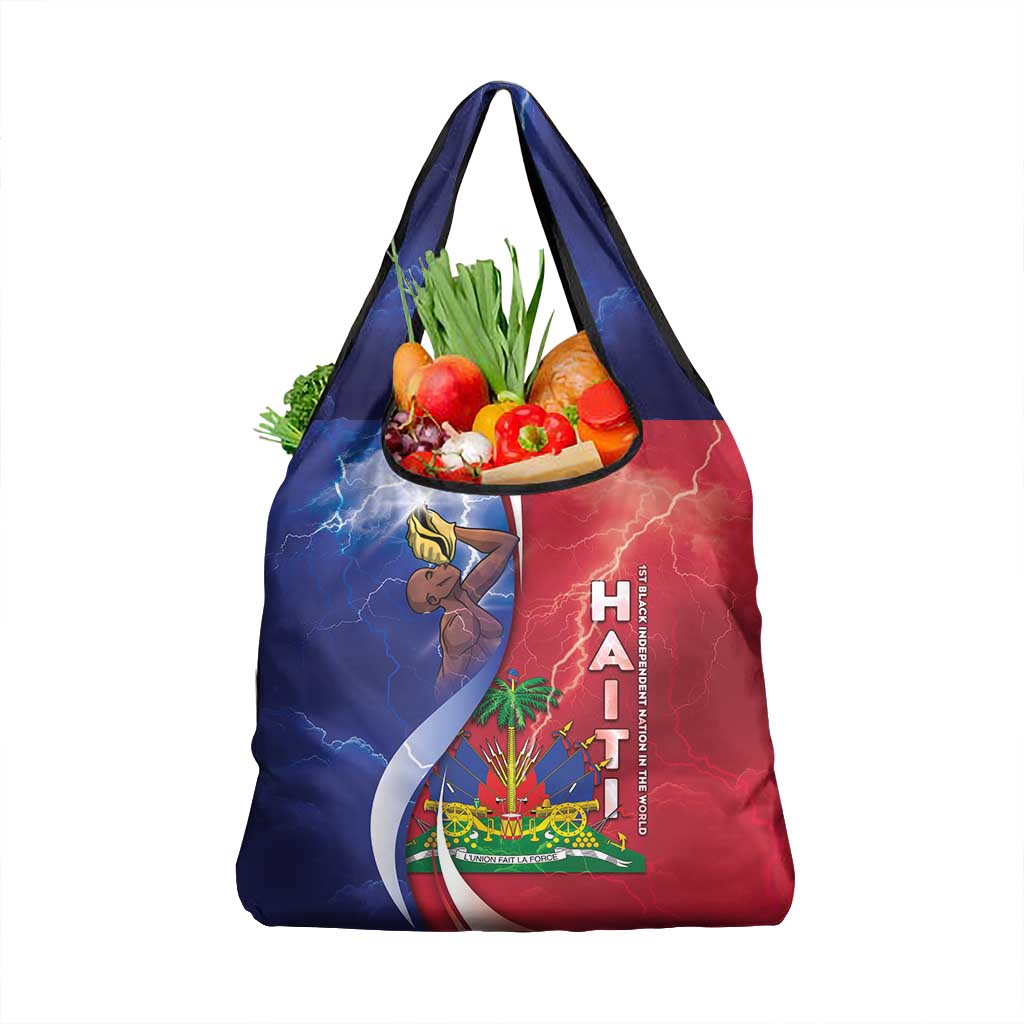 Haiti Independence Day Grocery Bag The First Black Independent Nation - African Pride
