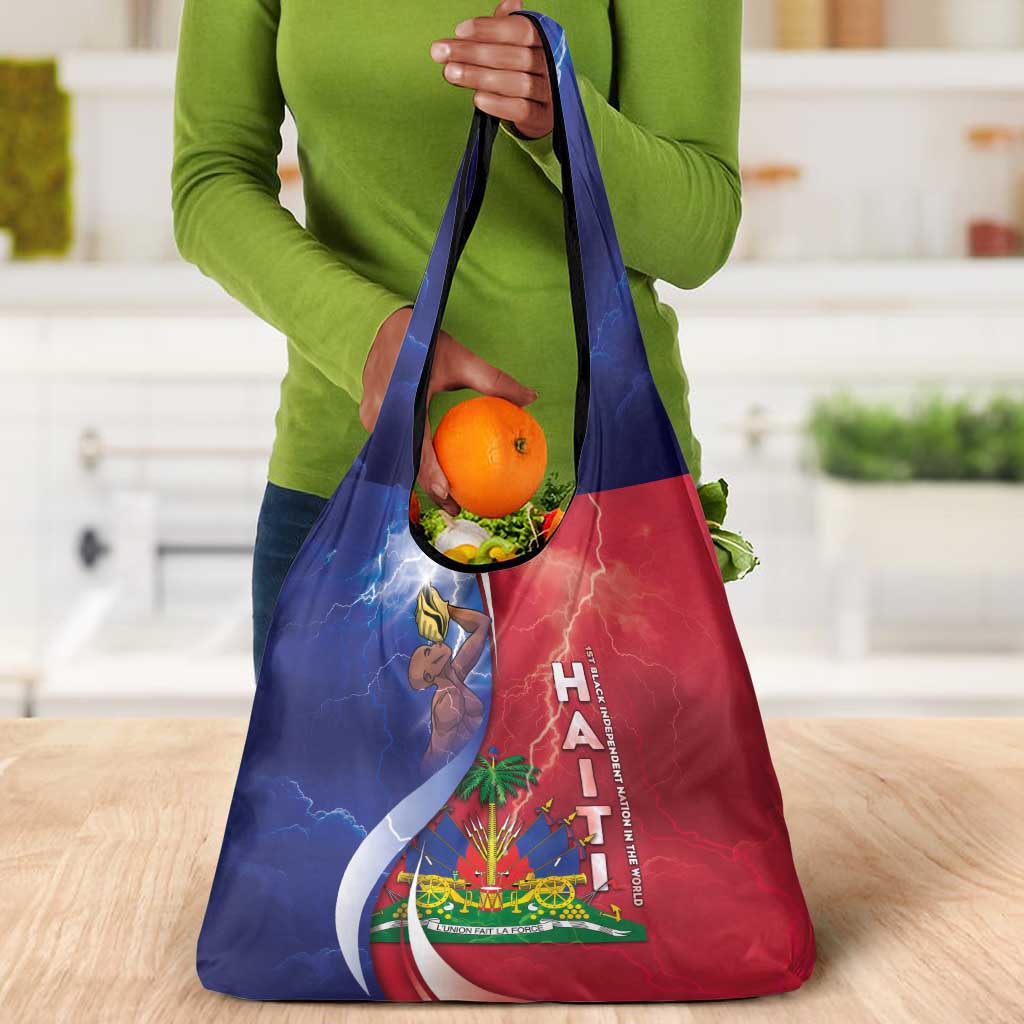 Haiti Independence Day Grocery Bag The First Black Independent Nation - African Pride