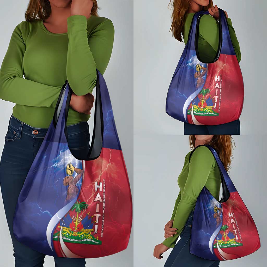 Haiti Independence Day Grocery Bag The First Black Independent Nation - African Pride