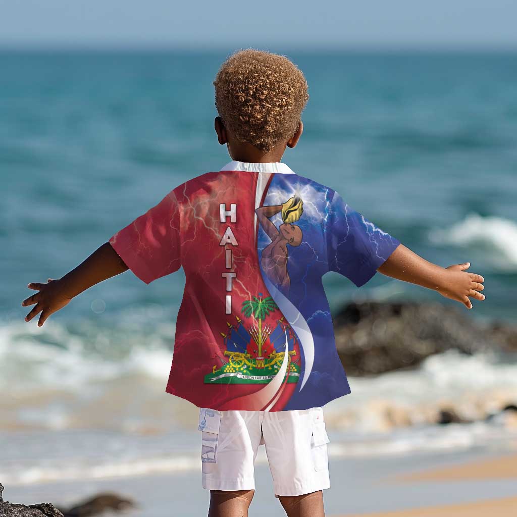 Haiti Independence Day Kid Hawaiian Shirt The First Black Independent Nation LT05