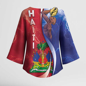 Haiti Independence Day Kimono Sleeve Blouse The First Black Independent Nation