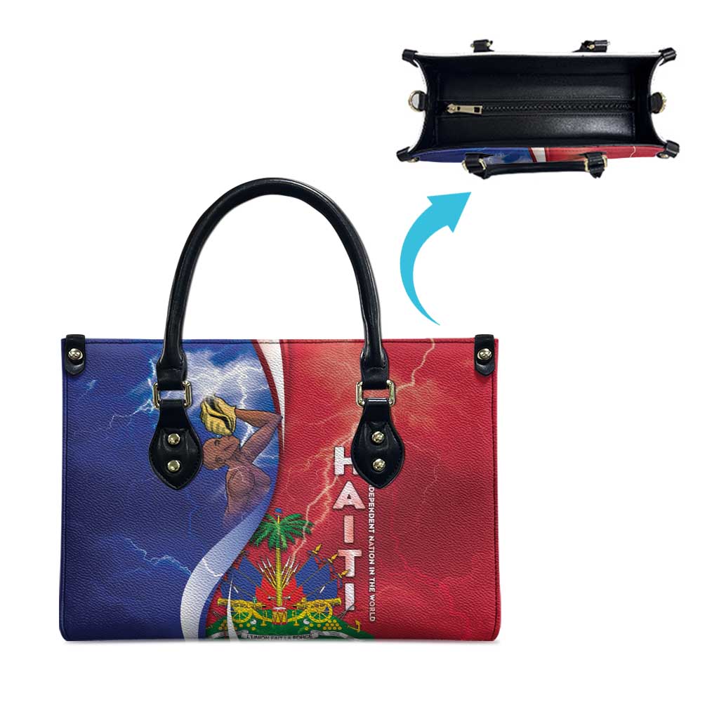 Haiti Independence Day Leather Bag The First Black Independent Nation