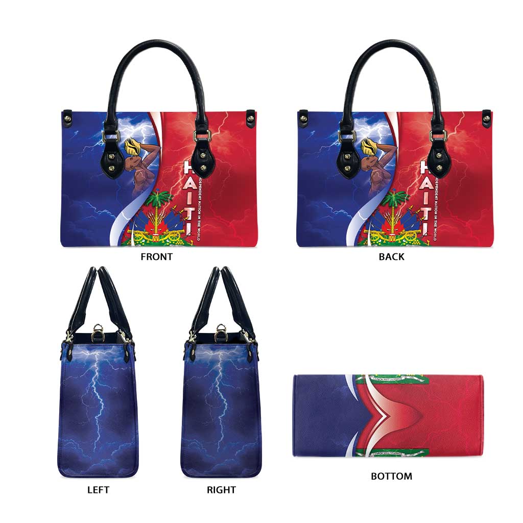 Haiti Independence Day Leather Bag The First Black Independent Nation