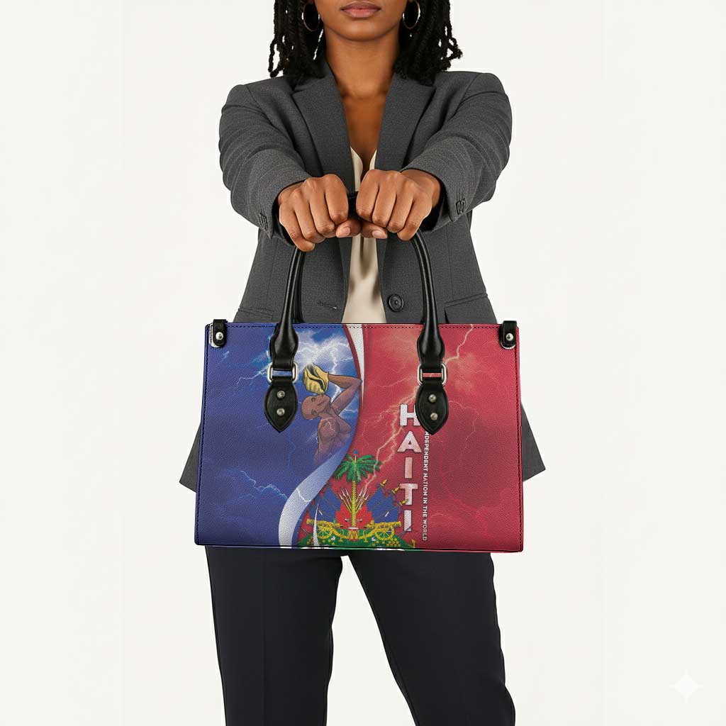 Haiti Independence Day Leather Bag The First Black Independent Nation
