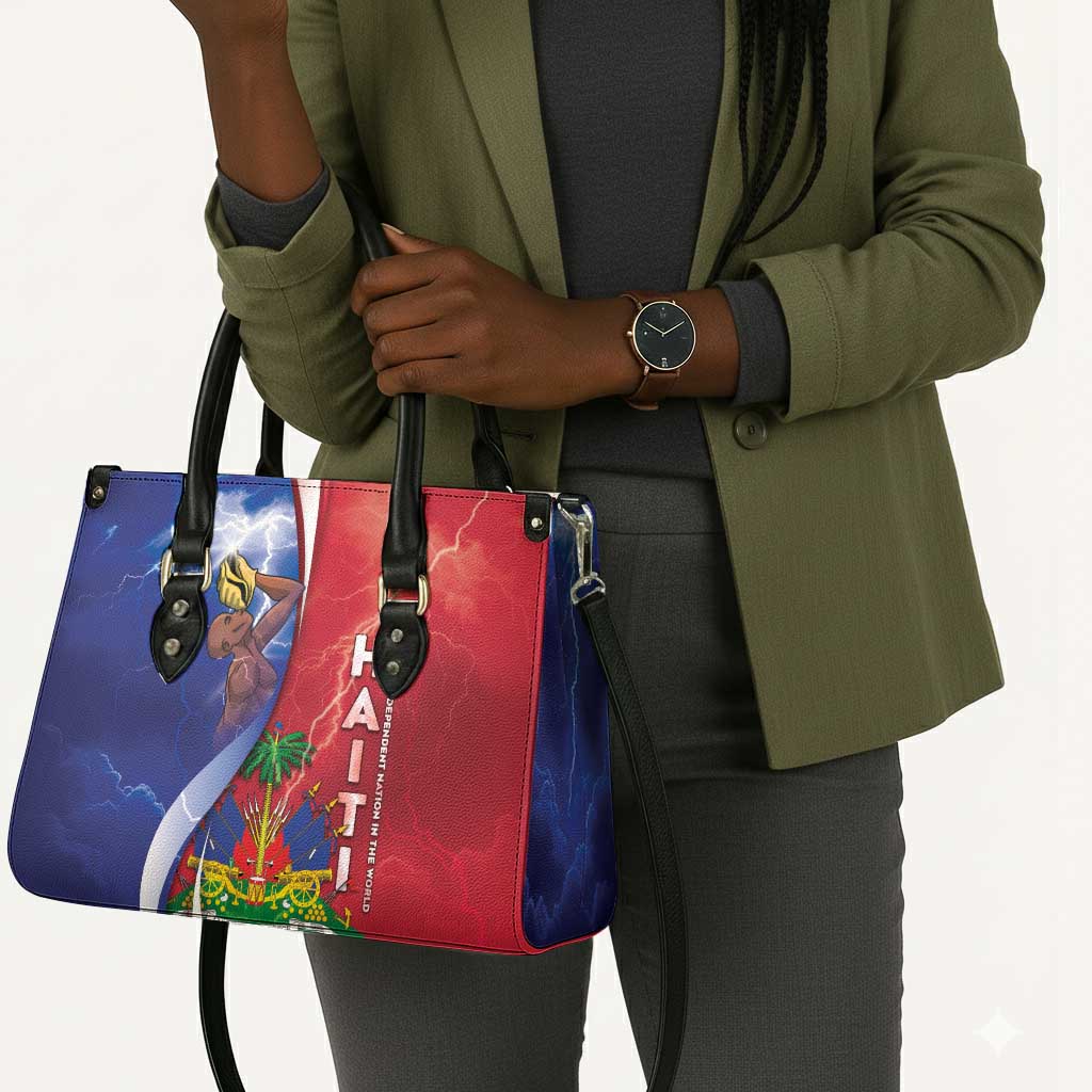 Haiti Independence Day Leather Bag The First Black Independent Nation