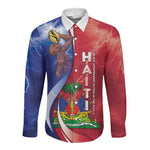 Haiti Independence Day Long Sleeve Button Shirt The First Black Independent Nation - African Pride