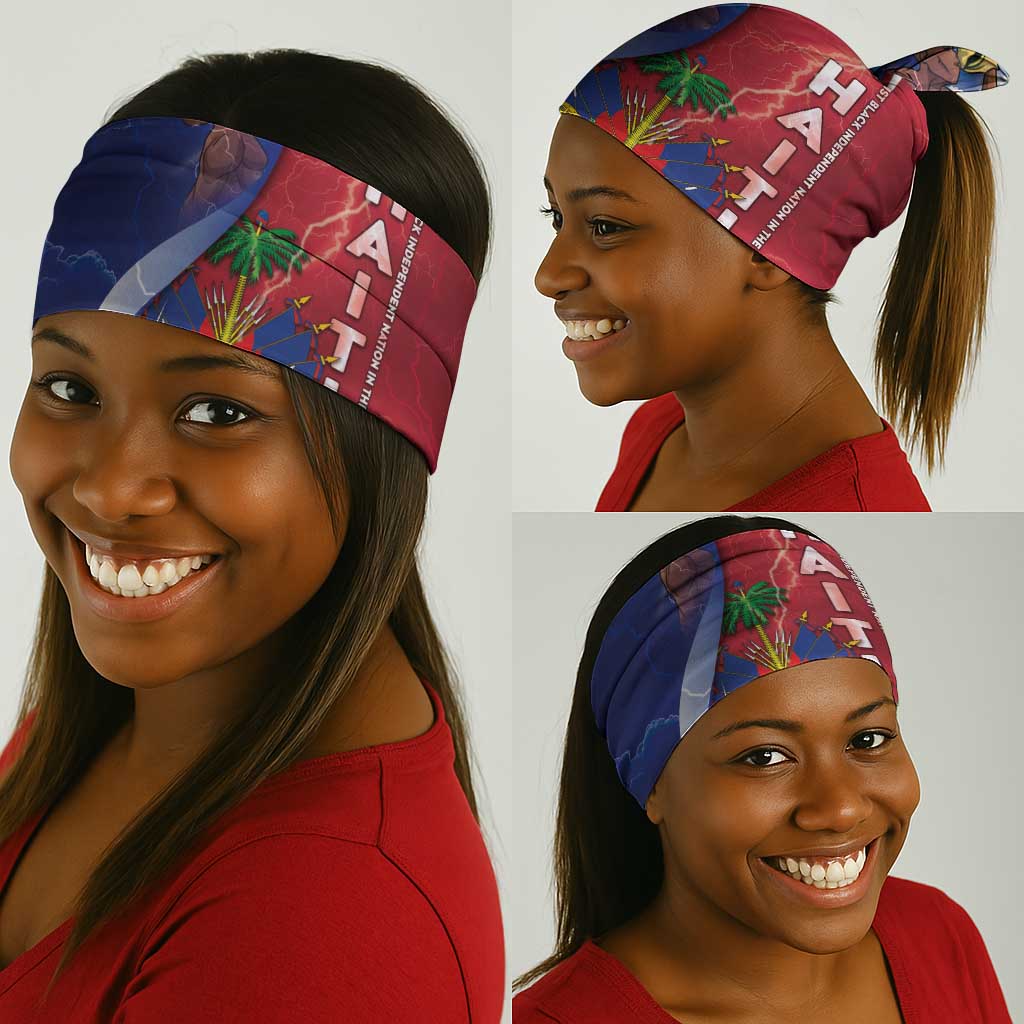 Haiti Independence Day Neck Gaiter The First Black Independent Nation - African Pride