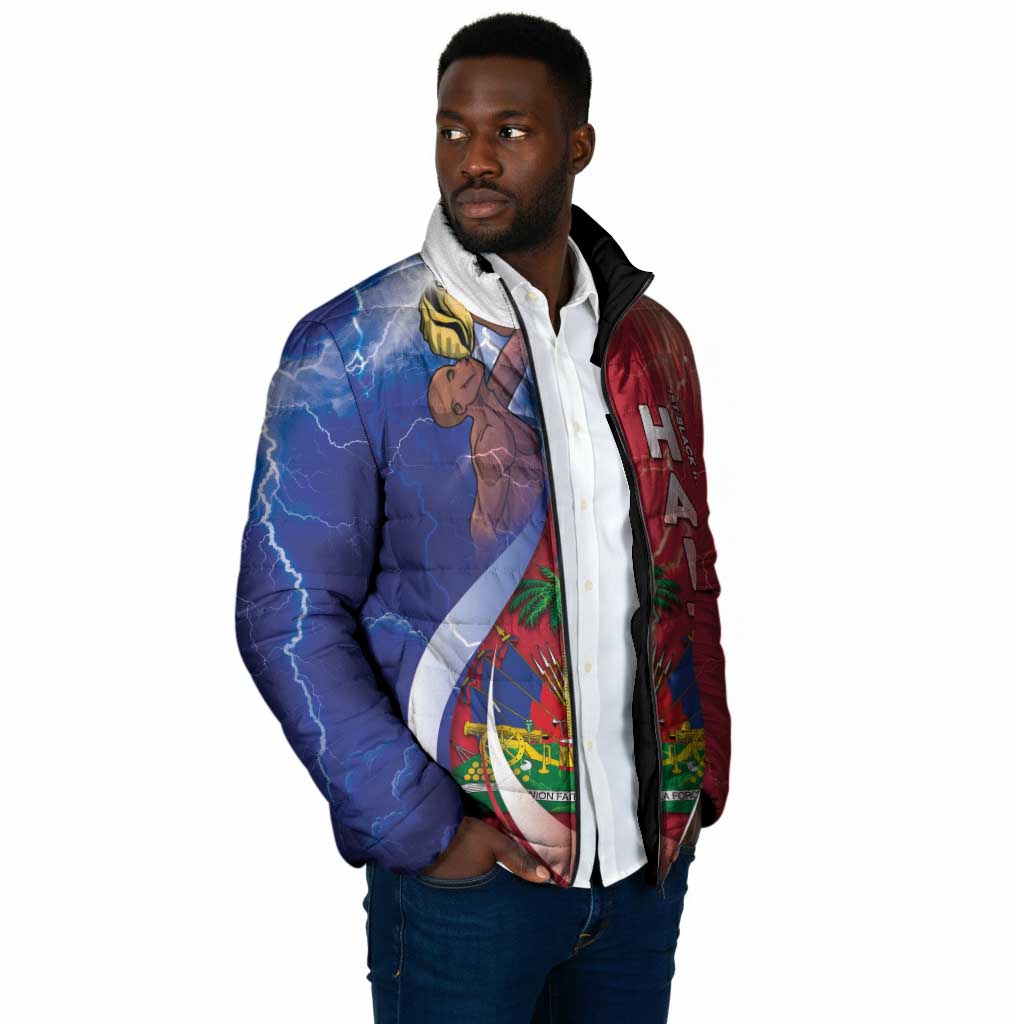 Haiti Independence Day Padded Jacket The First Black Independent Nation