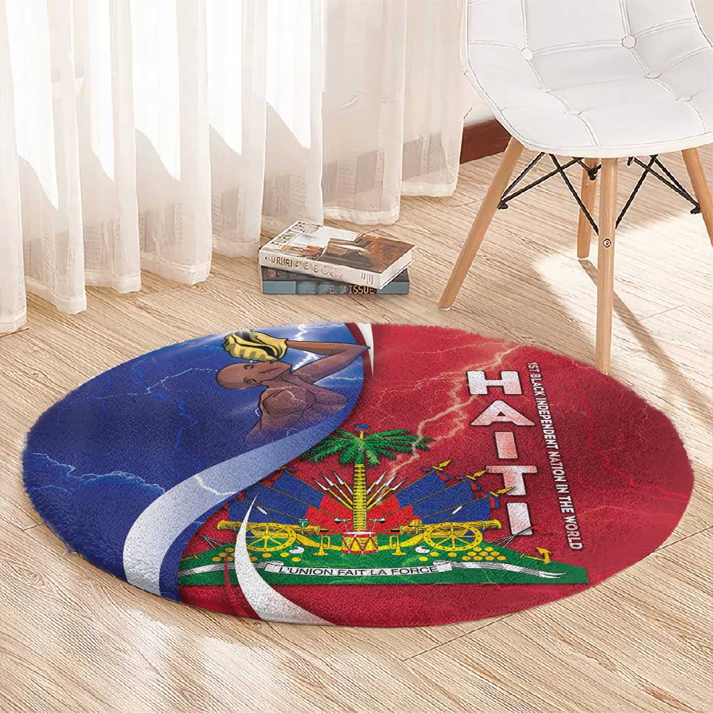 Haiti Independence Day Round Carpet The First Black Independent Nation - African Pride