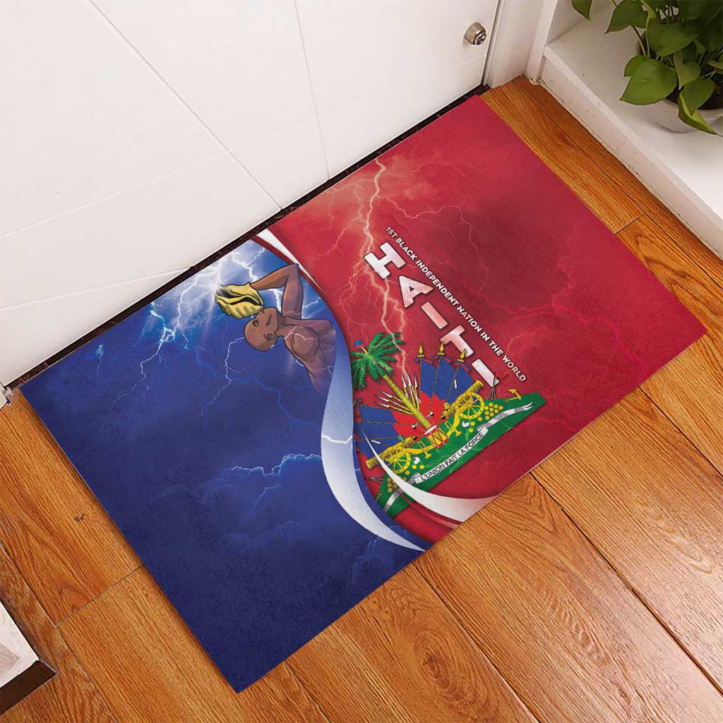 Haiti Independence Day Rubber Doormat The First Black Independent Nation - African Pride