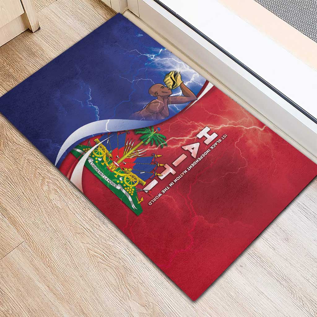 Haiti Independence Day Rubber Doormat The First Black Independent Nation - African Pride