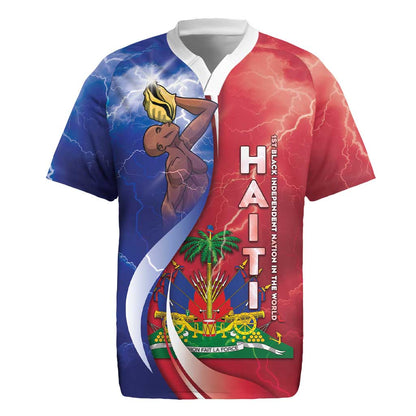 Haiti Independence Day Rugby Jersey The First Black Independent Nation LT05