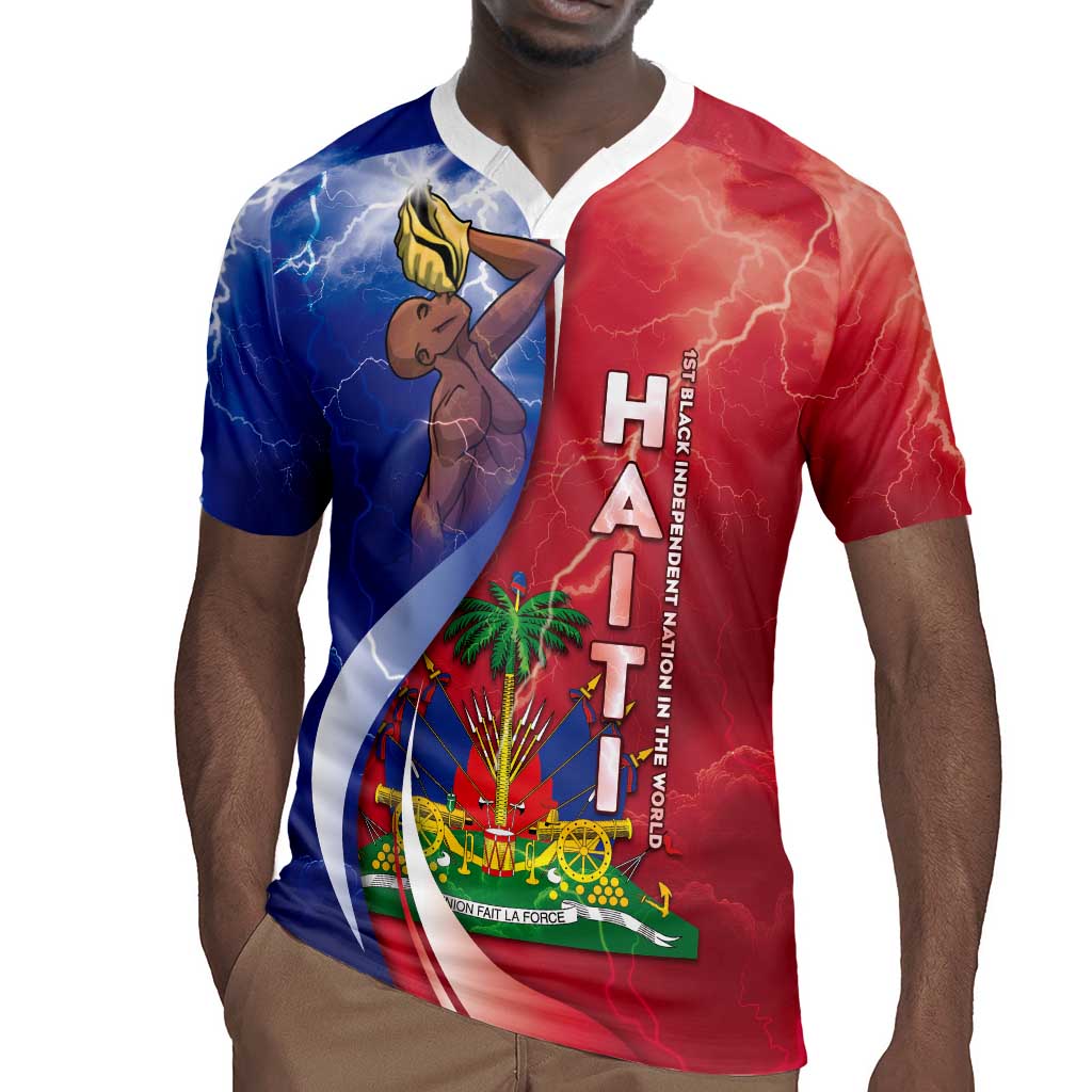 Haiti Independence Day Rugby Jersey The First Black Independent Nation LT05