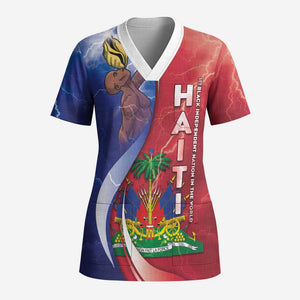 Haiti Independence Day Scrub Top The First Black Independent Nation - African Pride