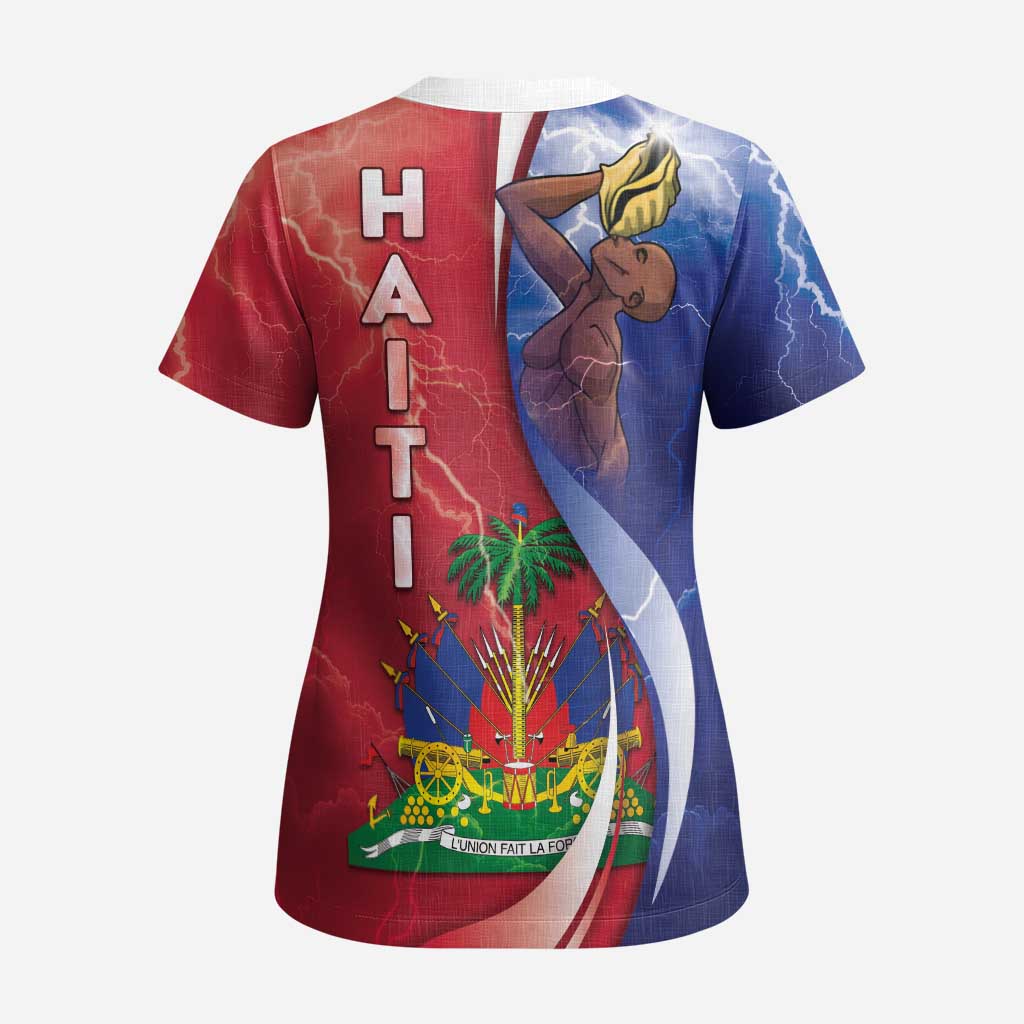 Haiti Independence Day Scrub Top The First Black Independent Nation - African Pride