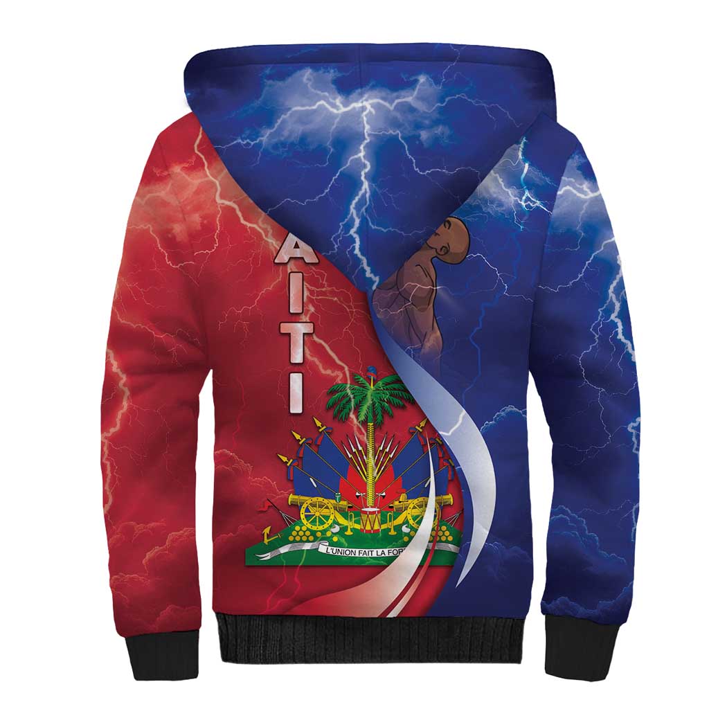 Haiti Independence Day Sherpa Hoodie The First Black Independent Nation - African Pride