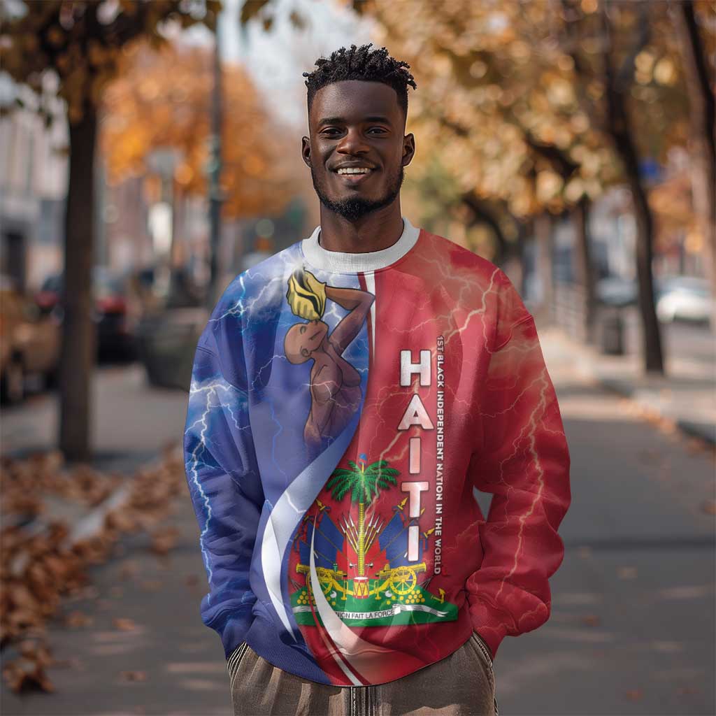 Haiti Independence Day Sweatshirt The First Black Independent Nation - African Pride
