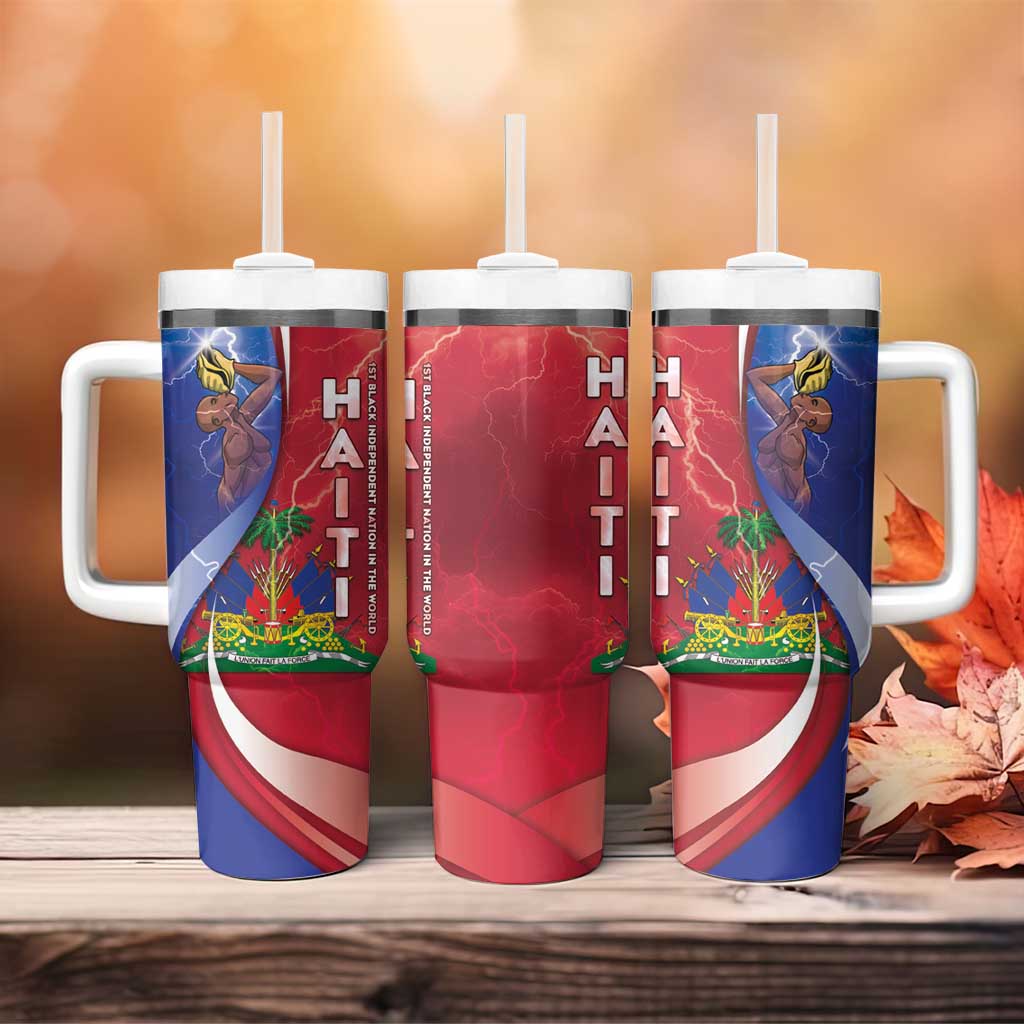 Haiti Independence Day Tumbler With Handle The First Black Independent Nation - African Pride