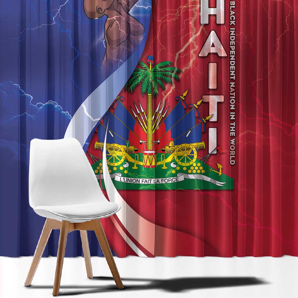 Haiti Independence Day Window Curtain The First Black Independent Nation - African Pride