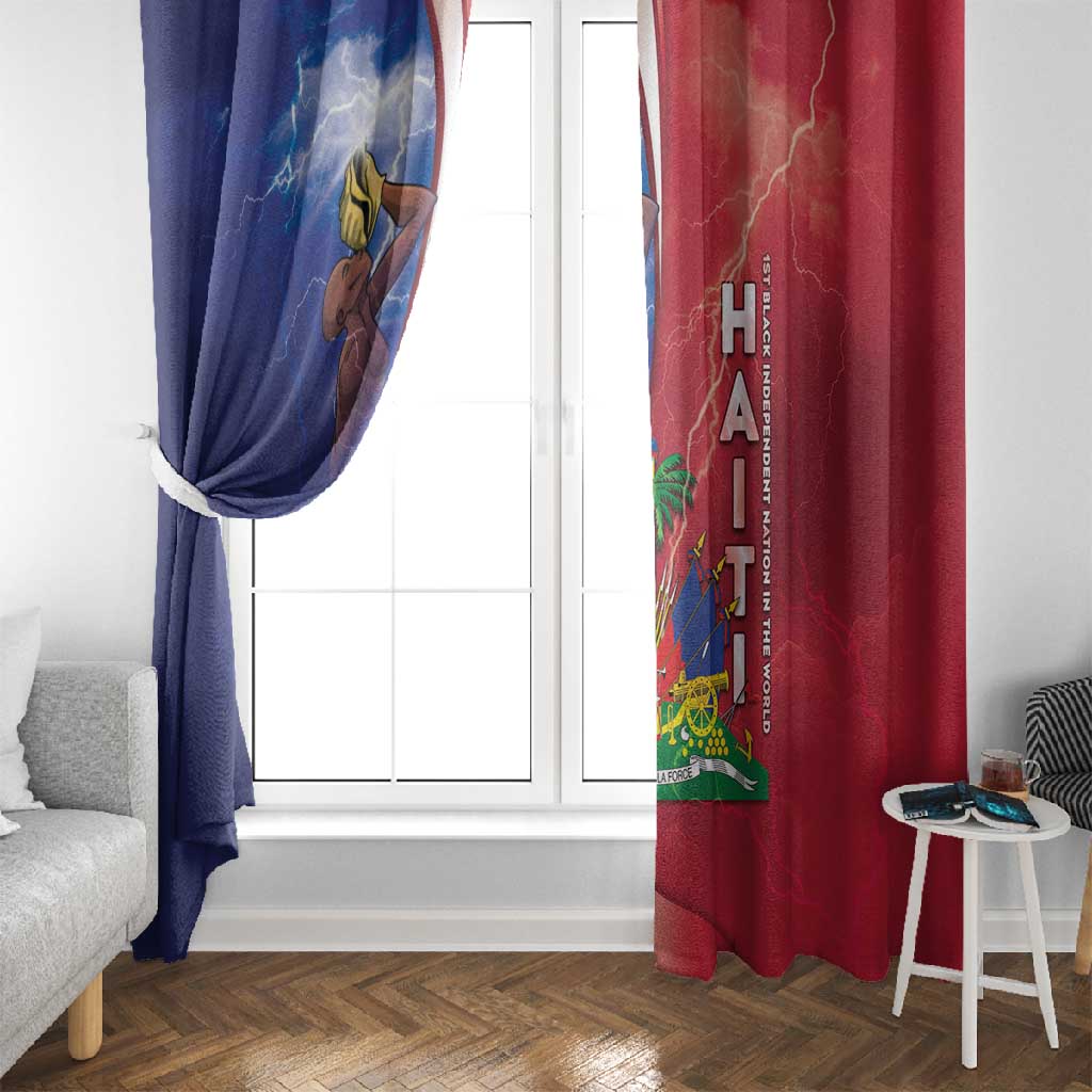 Haiti Independence Day Window Curtain The First Black Independent Nation - African Pride
