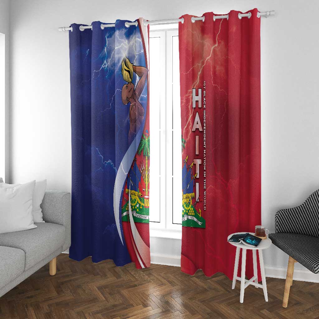 Haiti Independence Day Window Curtain The First Black Independent Nation - African Pride