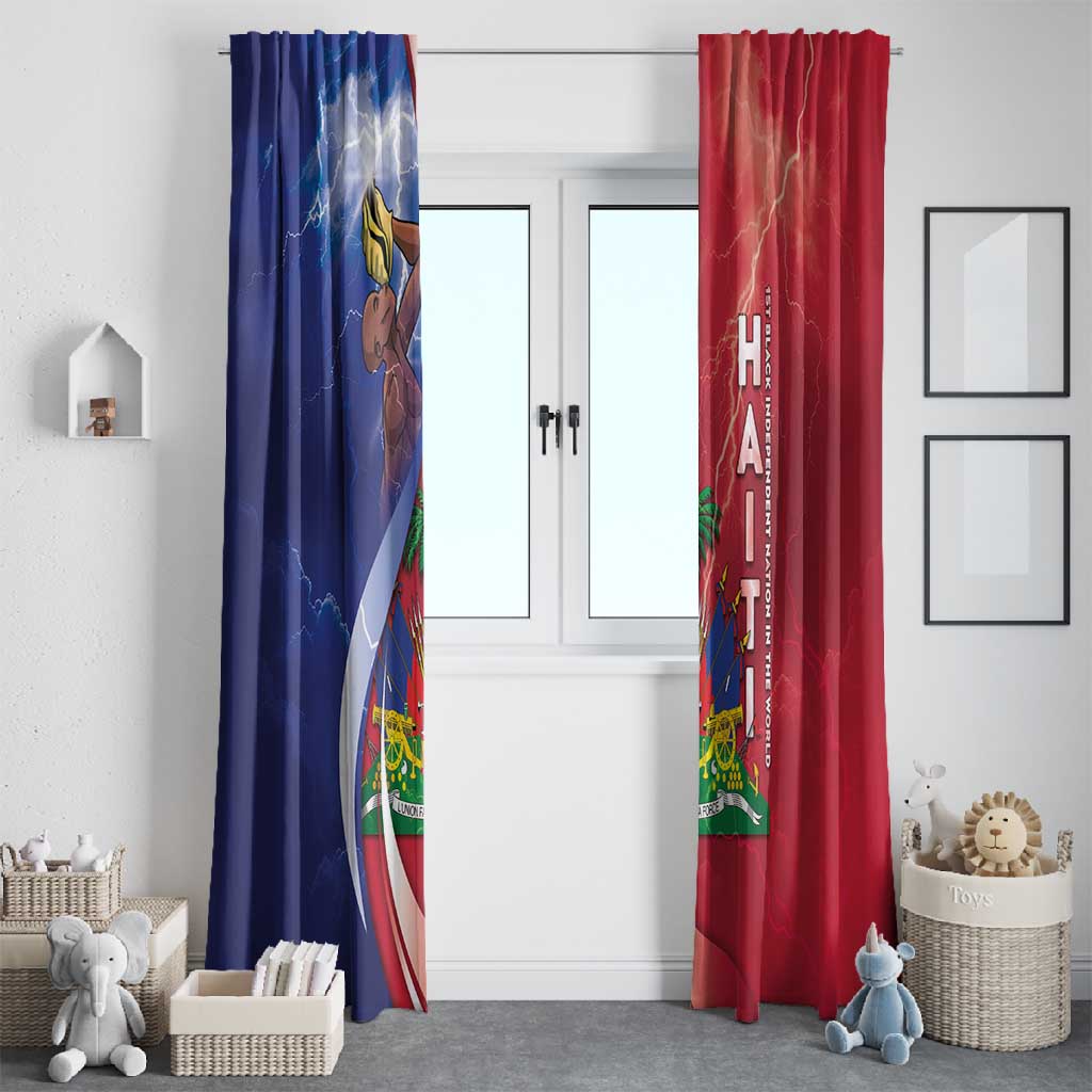 Haiti Independence Day Window Curtain The First Black Independent Nation - African Pride