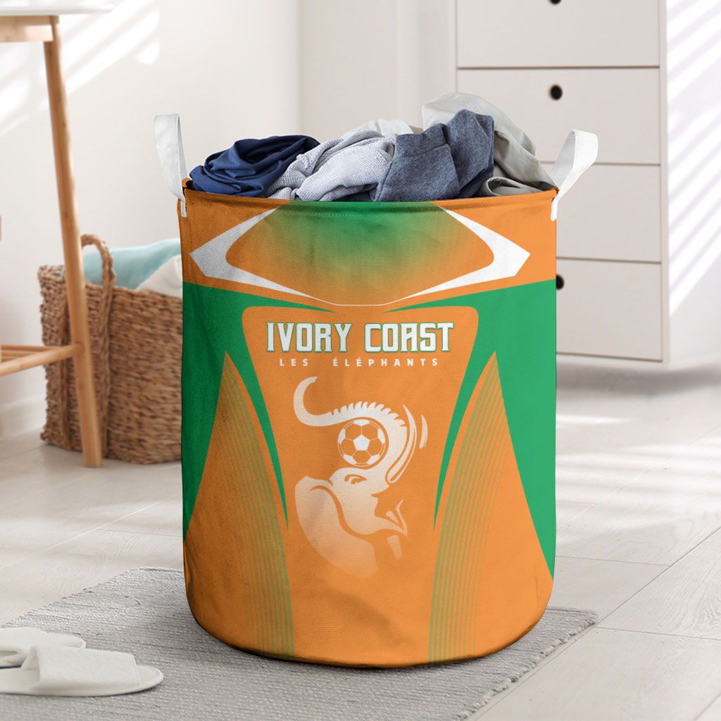 Ivory Coast Football 2026 Laundry Basket Go Les Elephants