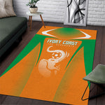 Ivory Coast Football 2026 Area Rug Go Les Elephants