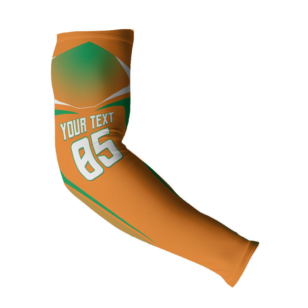 Custom Ivory Coast Football 2026 Arm Sleeves Go Les Elephants
