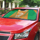 Ivory Coast Football 2026 Auto Sun Shade Go Les Elephants