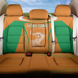 Ivory Coast Football 2026 Back Car Seat Cover Go Les Elephants